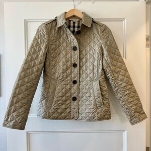 Burberry Quilted Beige Jacket